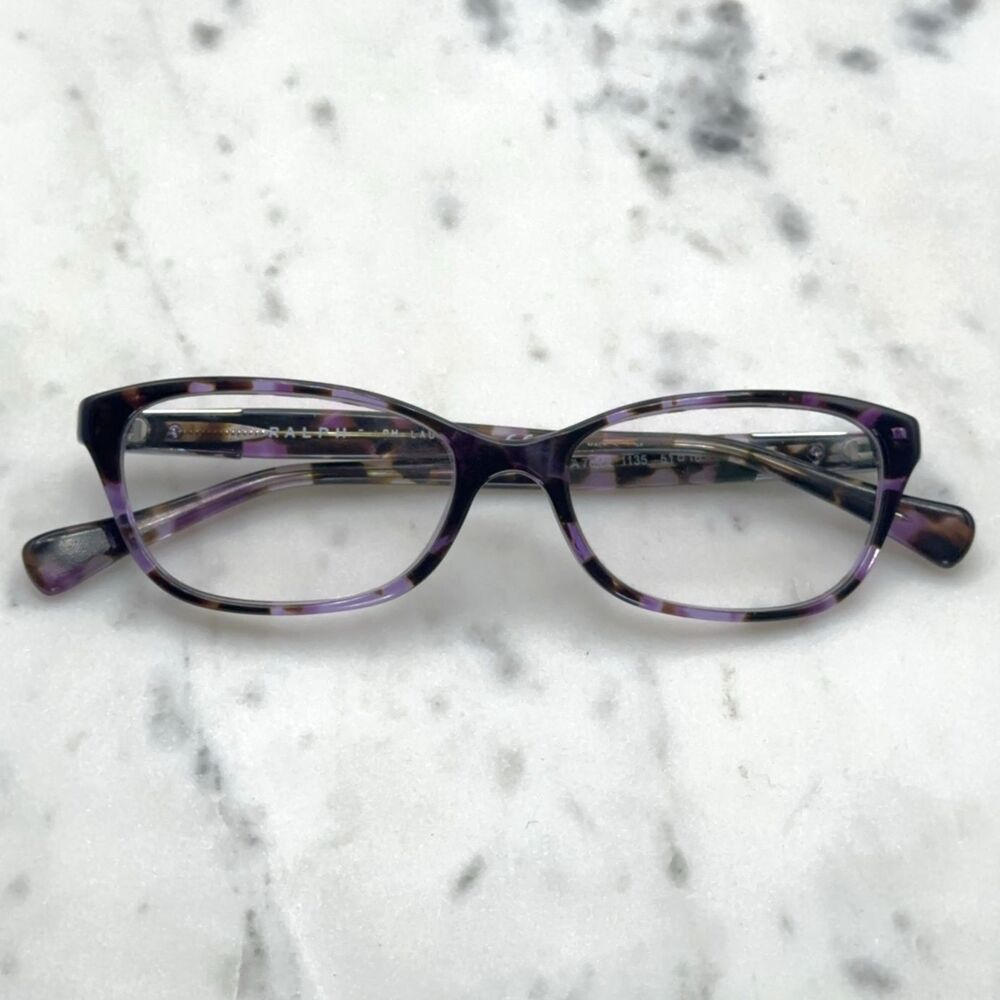 Ralph Lauren RA7049 1135 Violet Purple Marble Eyeglasses Frames Only 51-16-135